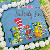 Dr. Seuss Applique Name