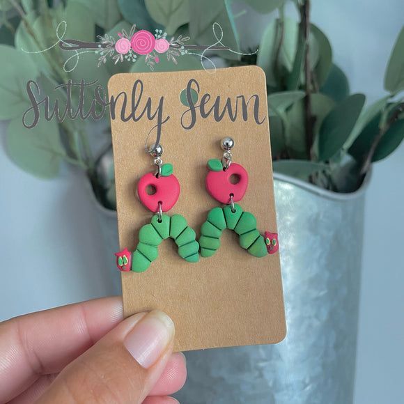 Very Hungry Caterpillar Earrings