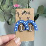 Football Arch Earrings