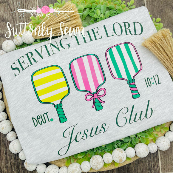 Serving The Lord Pickleball Shirt