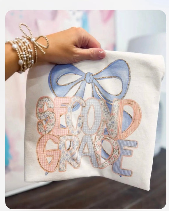 Blue Bow GRADE shirt