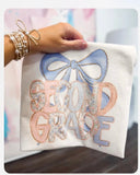 Blue Bow GRADE shirt