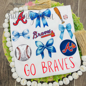 Kids Braves Bows