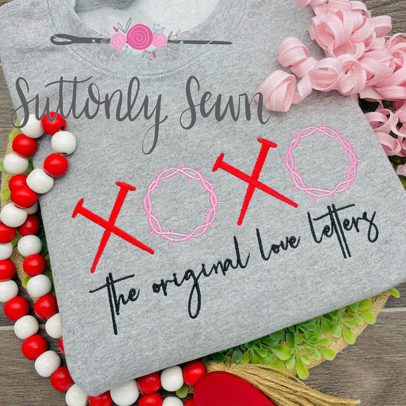 XOXO The Original Love Letters sweatshirt