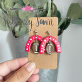 Football Arch Earrings