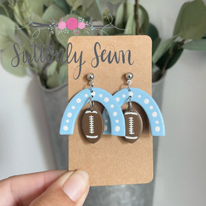 Football Arch Earrings