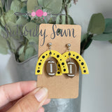 Football Arch Earrings