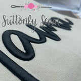 Puff Embroidery Sweatshirt