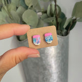 Lilly Pulitzer inspired pencil studs