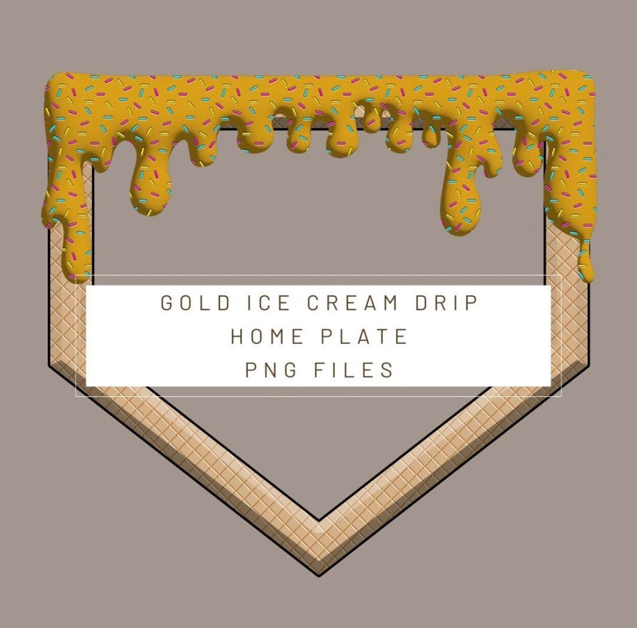 Baseball Drip Shirt (front and back) – Suttonly Sewn