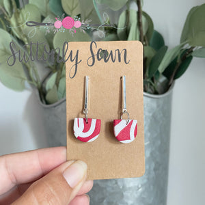 Red Drop Earrings