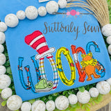 Dr. Seuss Applique Name