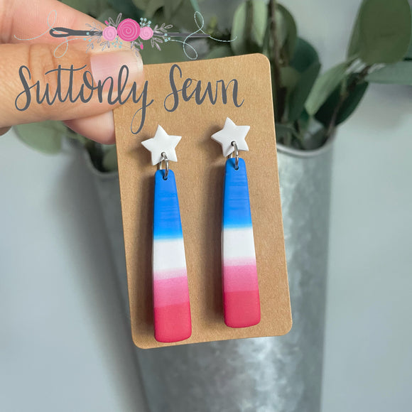 Patriotic Pilar earrings