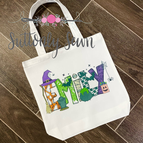 Halloween trick or treat bag