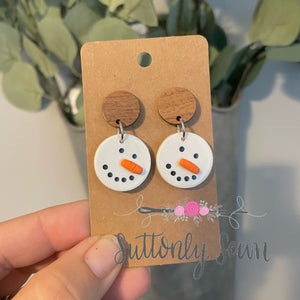 Snowman dangles