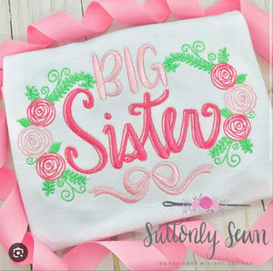 Big sister floral