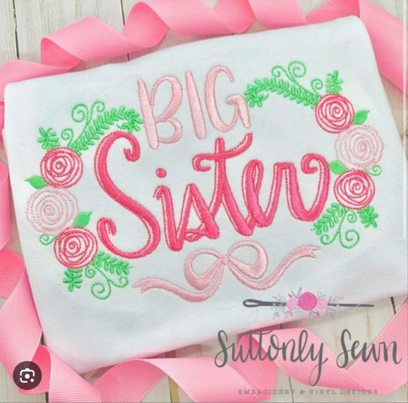 Big sister floral