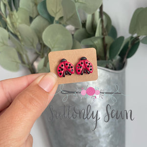 Ladybug studs