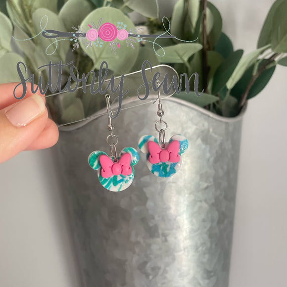 Minnie Dangles (Green Blue)