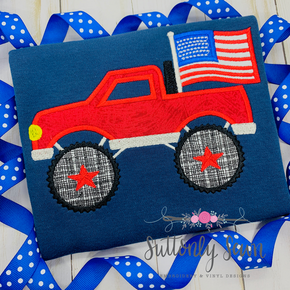 Patriotic Monster Truck