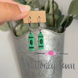 Crayon earrings