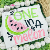 One in a Melon Birthday Shirt