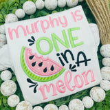 One in a Melon Birthday Shirt