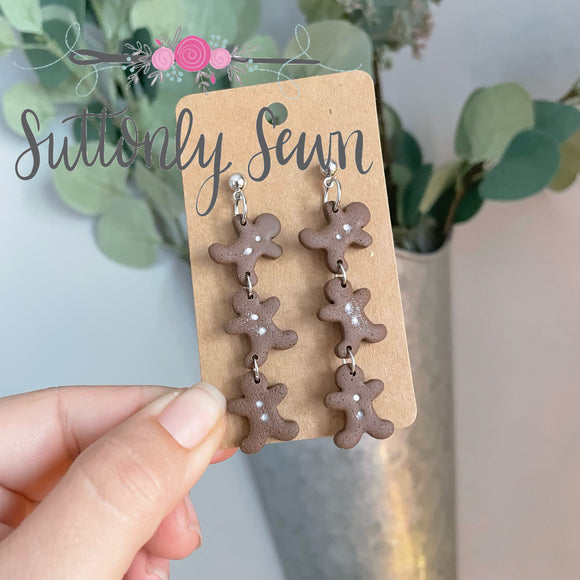 Gingerbread Men Earrings