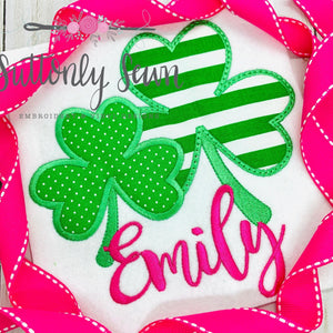 Girls Double Shamrock