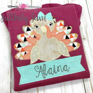 Turkey Girl Name Plate