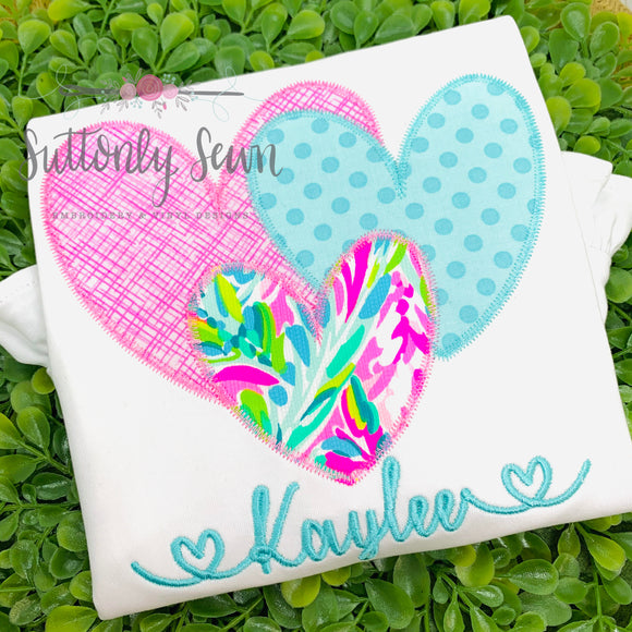 Triple Heart (with Lilly Pulitzer)