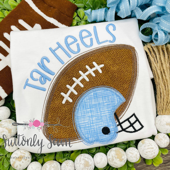 Tar Heel scribble football