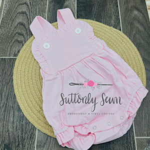 Light Pink romper-9M