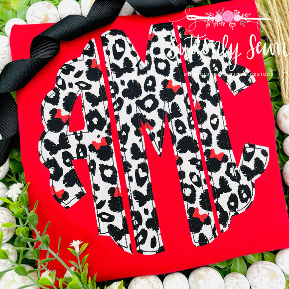 Minnie Leopard Monogram